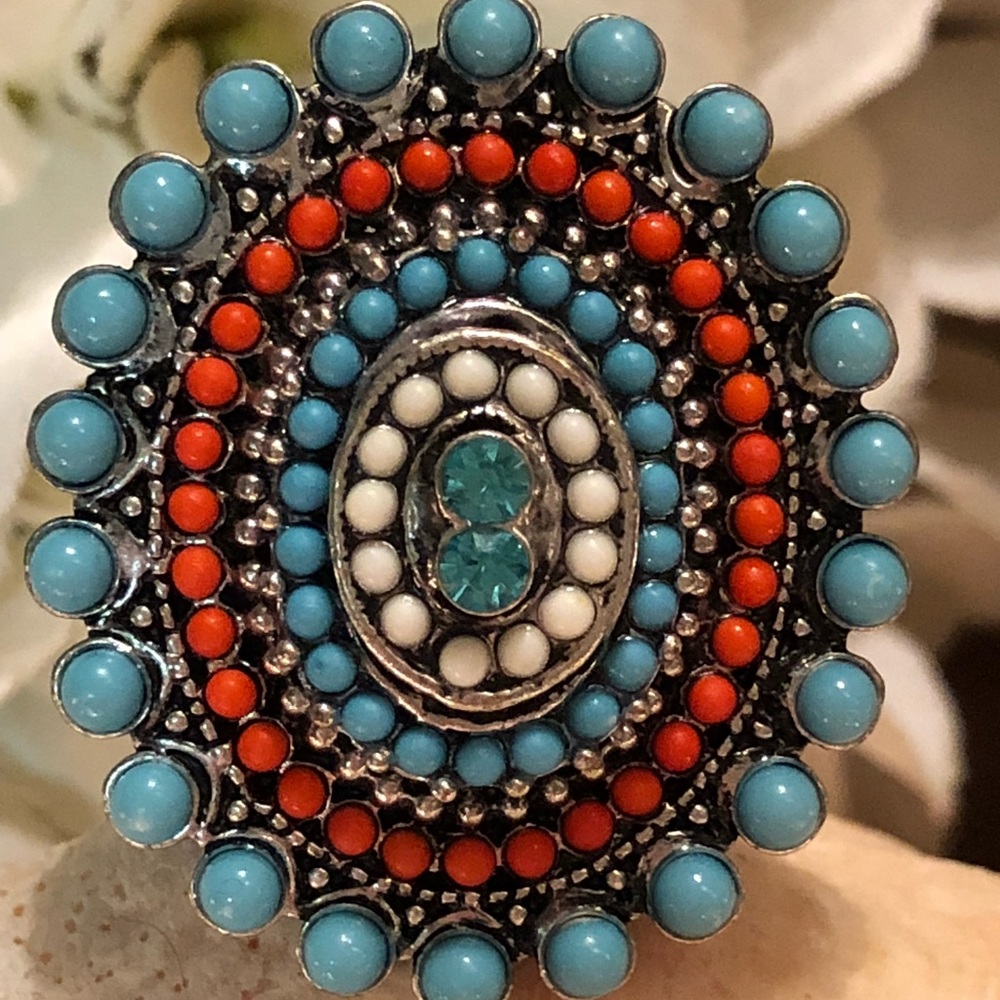 Beaded stretch ring - Picture 2 of 6